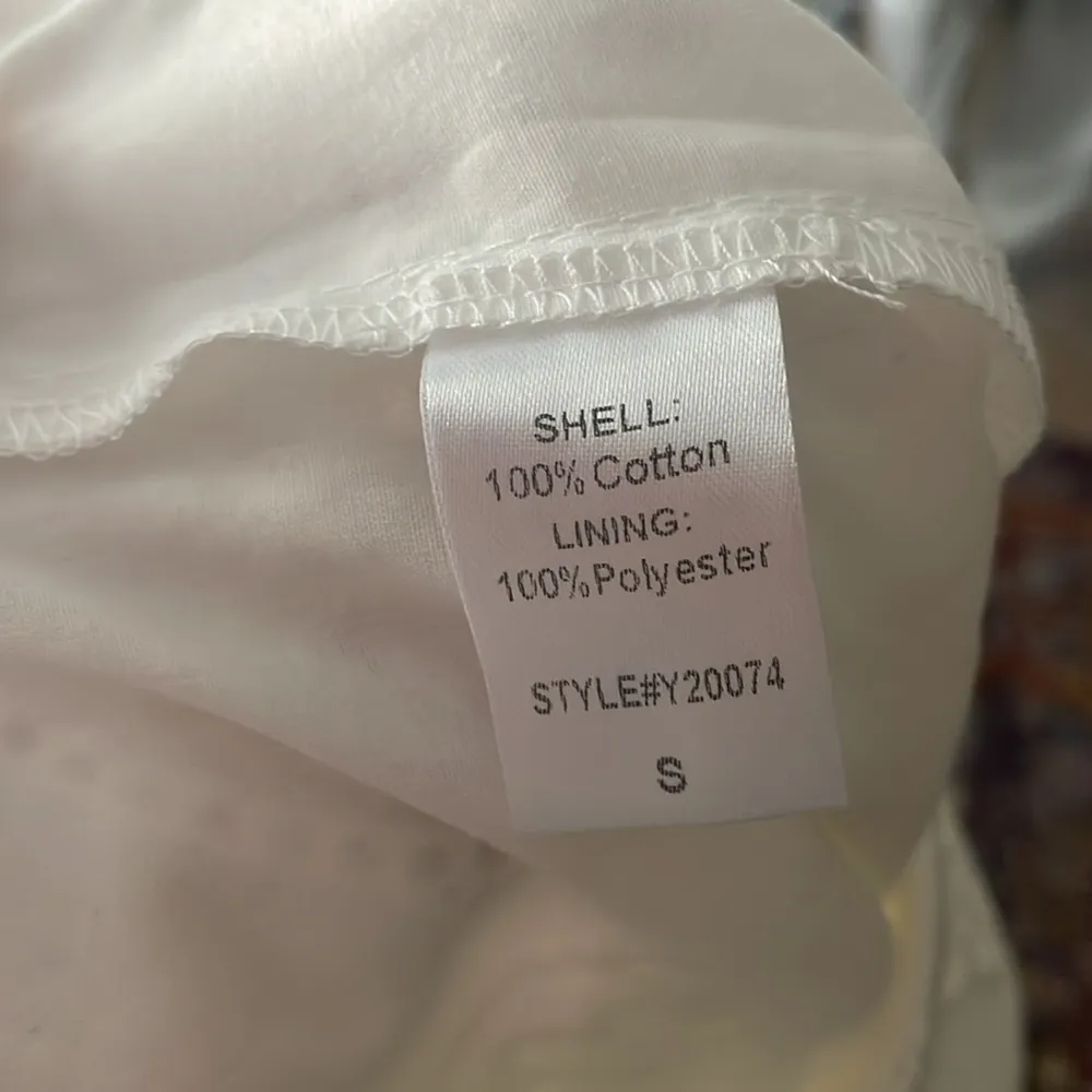 DO + BE Eyelet High Waisted Lace White Shorts Size S Resort White Preppy Floral - Image 6