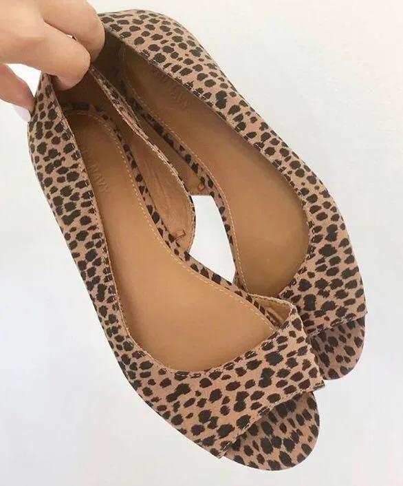 cheetah print flats - Image 2