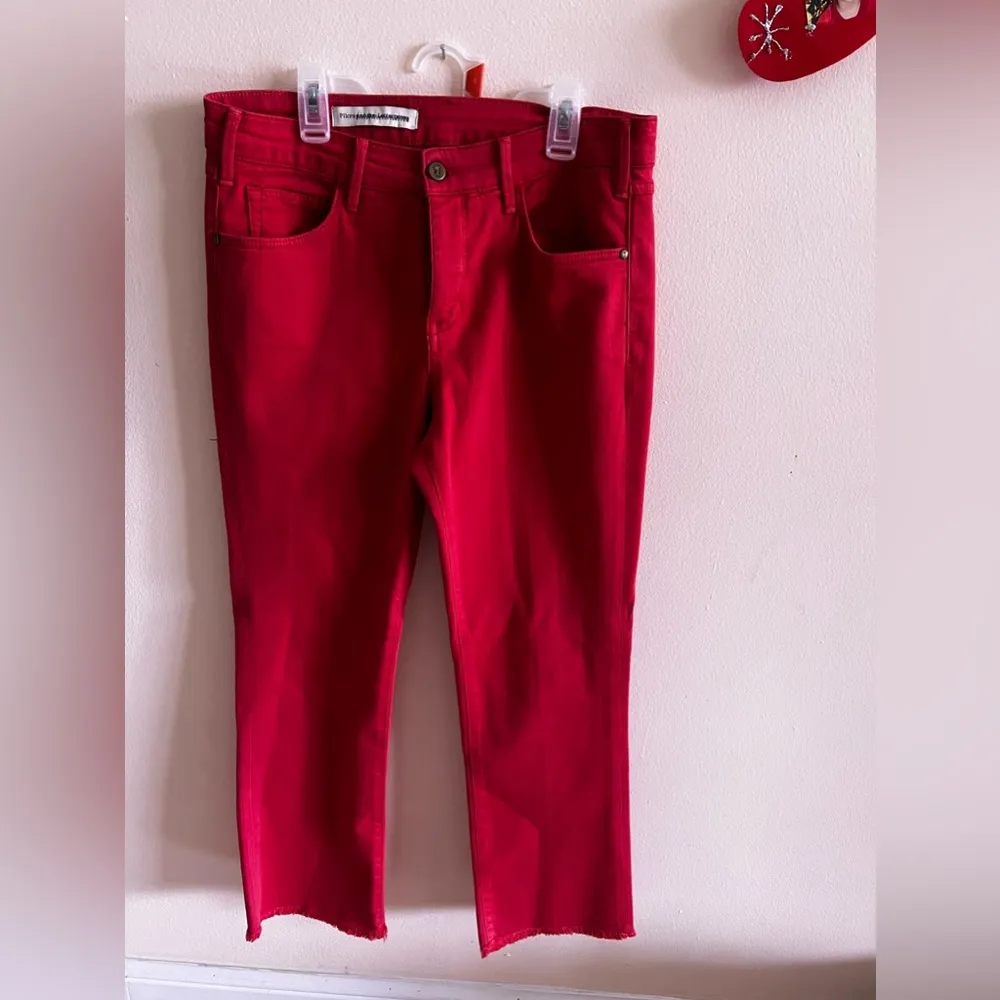 Pilcro and the letterpress Women’s Mid-Rise Ankle Jeans Pants 25 Pink - Image 5