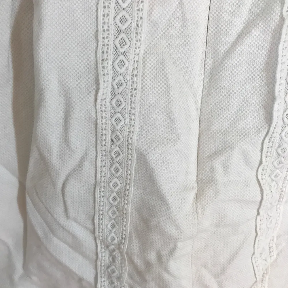 J. Crew Lace Stripe White Mini Skirt - Image 7