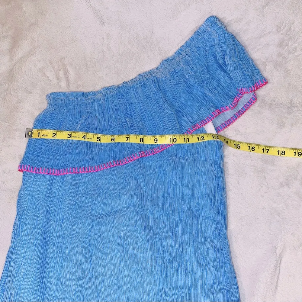 LILLY PULITZER Emmeline One Shoulder Ruffle Dress - Image 8