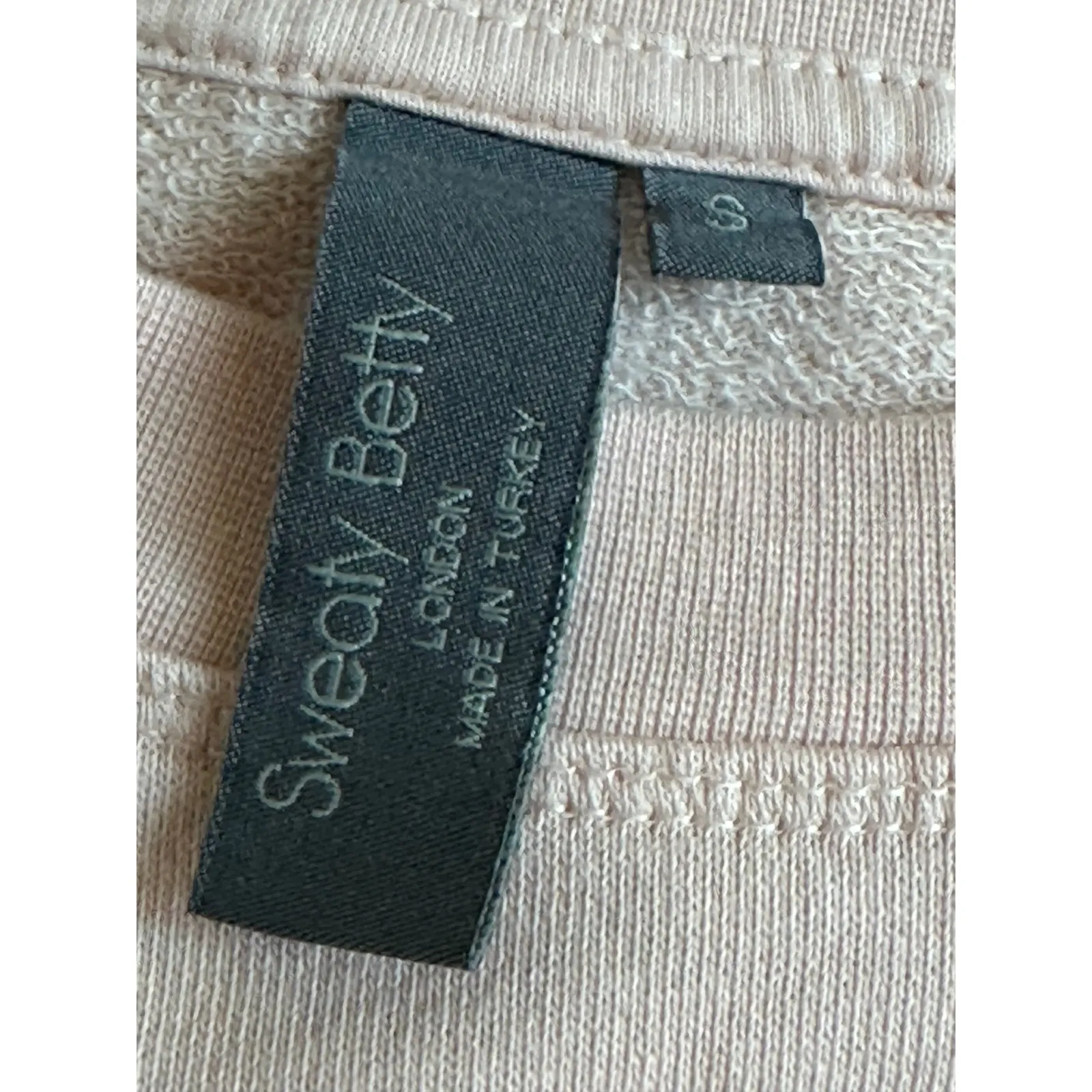 Sweaty Betty Cotton After Class Longline Sweatshirt Pastel Pink Size Sm - Image 4