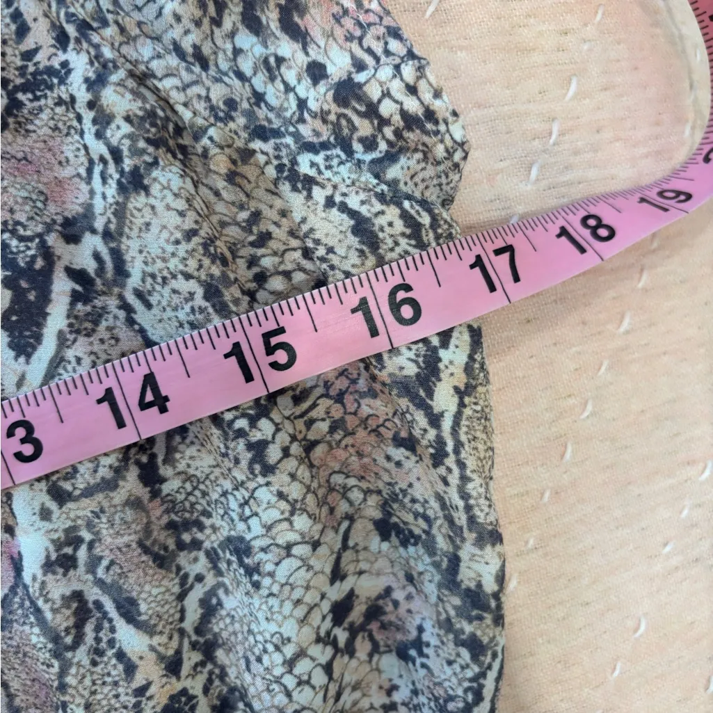 Rails Karla Watercolor Snakeskin dress size Small‎ - Image 9