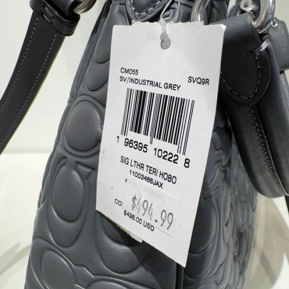 coach Teri Hobo With Signature Leather cm055 - Image 7