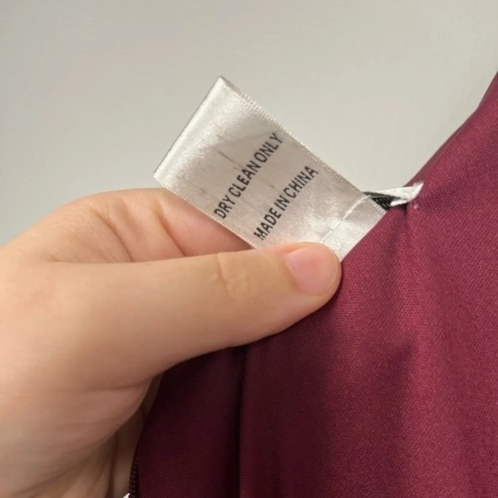 NWT Bill Levkoff Bridesmaid Dress Style 7006 in The Color Wine Size 2 - Image 19