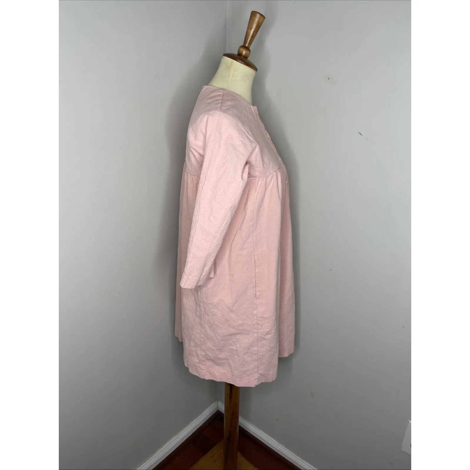 Tuckernuck Pomander‎ Place Fallon Salmon Pink Linen Dress Size Small - Image 5