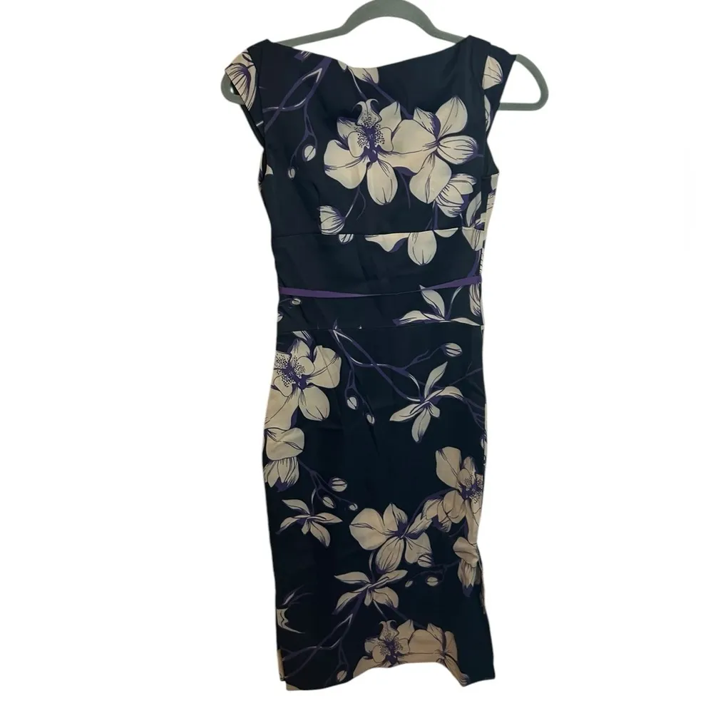 Karen Millen Floral Ribbon Y2K Sheath Dress - Image 2