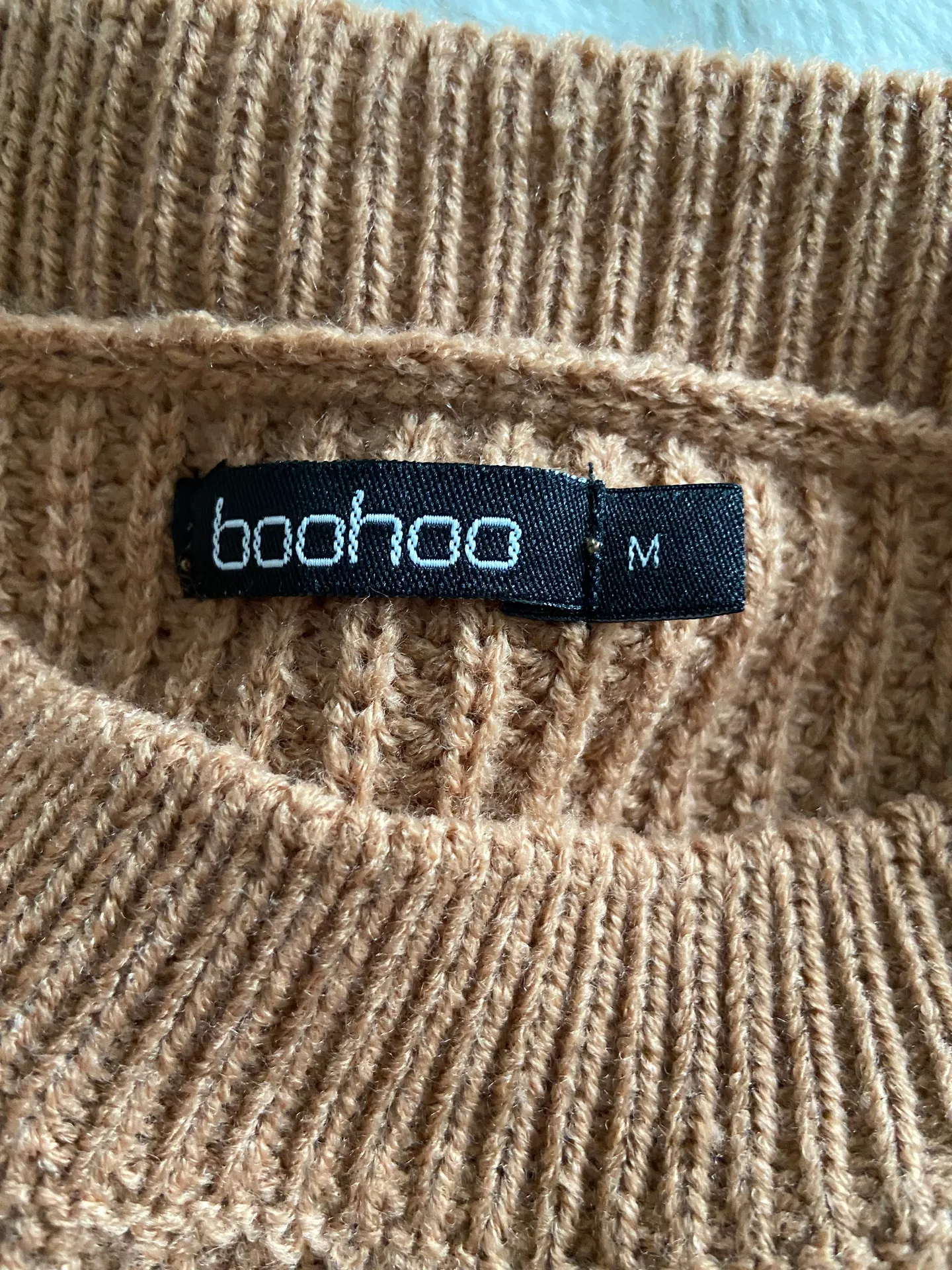 Boohoo Brown Knit Sweater - Image 4