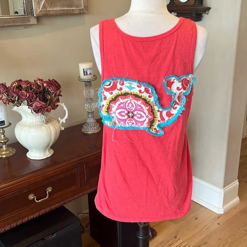 Oversized Beach Tank Orange - Image 5