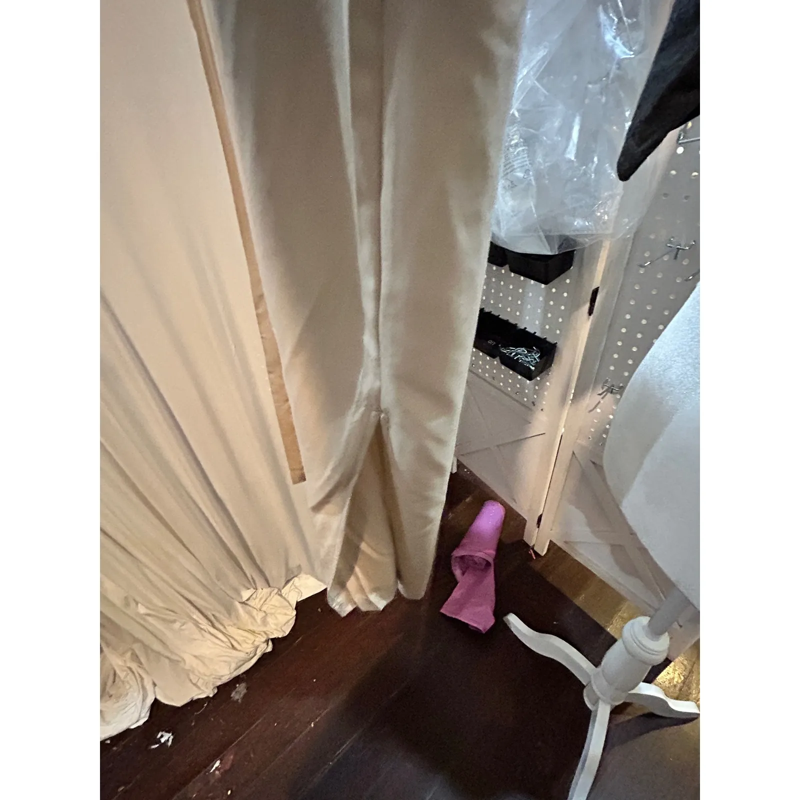 Old Navy Womens Sleeveless Shirt Dress Pockets‎ Drawstring Waist Tan Large - Image 7