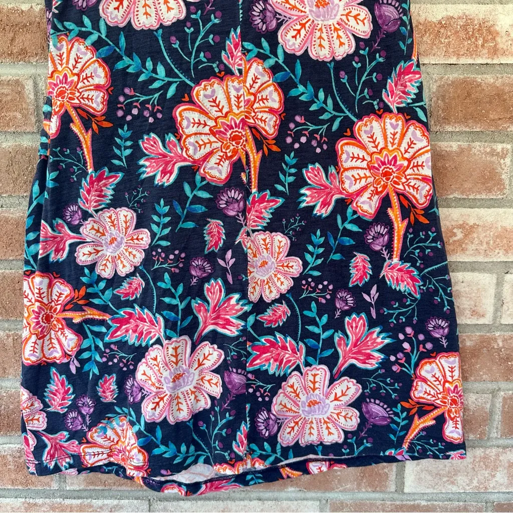 Tommy Bahama Side Tie T Shirt Dress Floral Women’s Medium Knit - Image 10