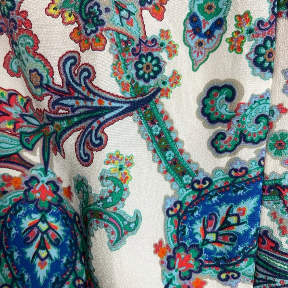 Reiss  Florida Paisley Belted Romper Size 0 - Image 4