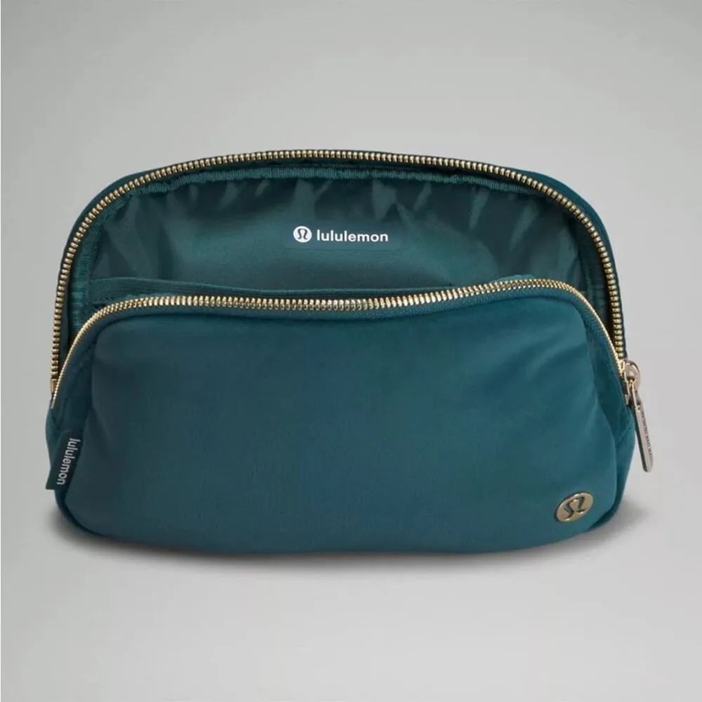 LULULEMON Velour Everywhere Belt Crossbody Bag 1L in Green Jasper Gold - Image 7