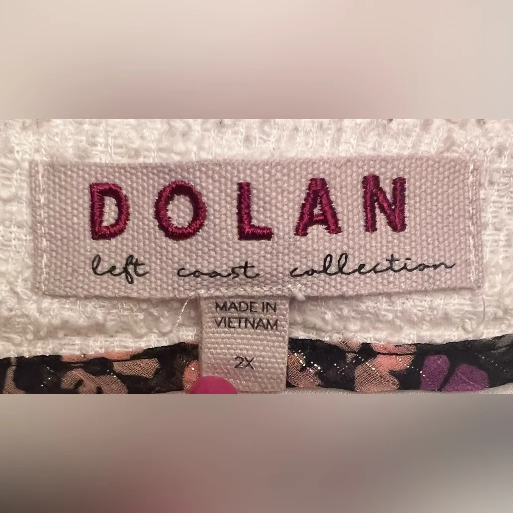 Anthropologie x Dolan Left‎ Coast Tulley Embroidered Textured Mini Skirt Size 2X Black - Image 12