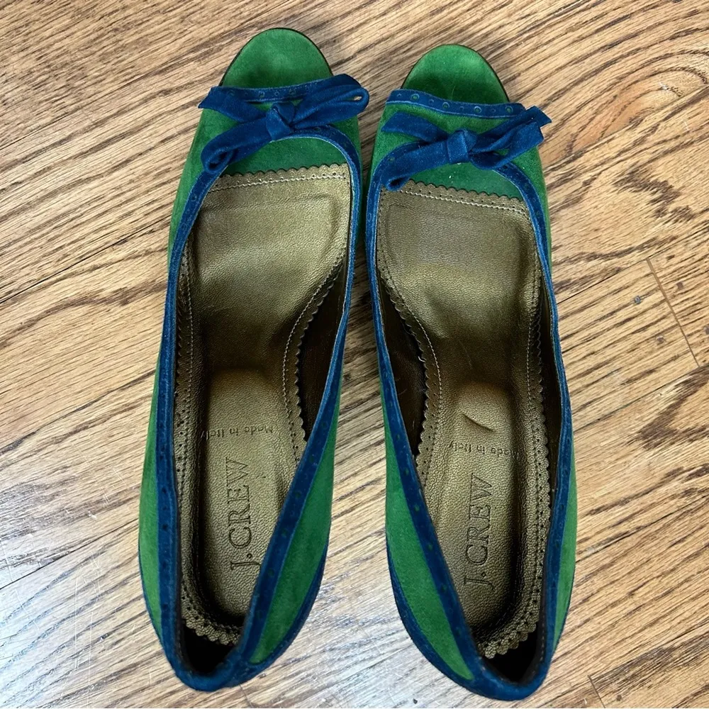 J. Crew | Leather Open Toe Platform Heels - Image 11