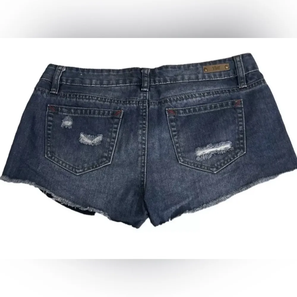 YMI American Flag Jean Shorts - Image 2