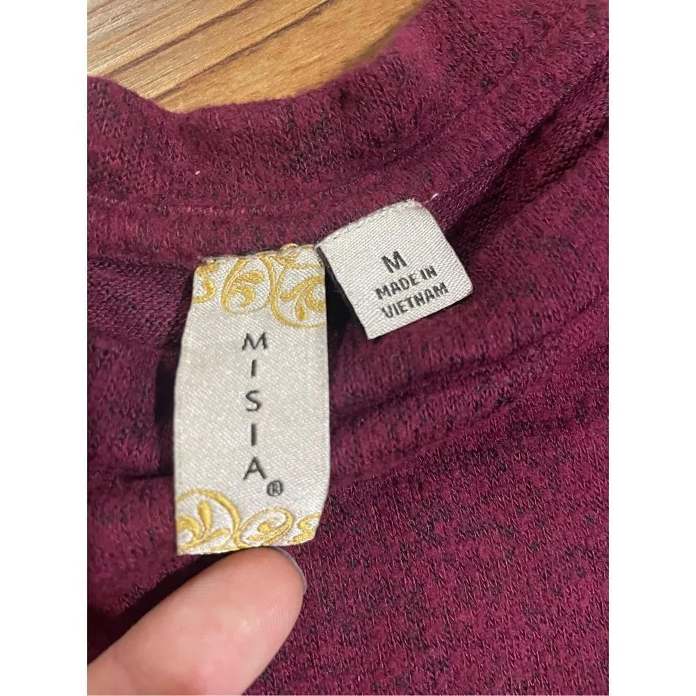 Misia dark burgundy sweater Red Size M - Image 3
