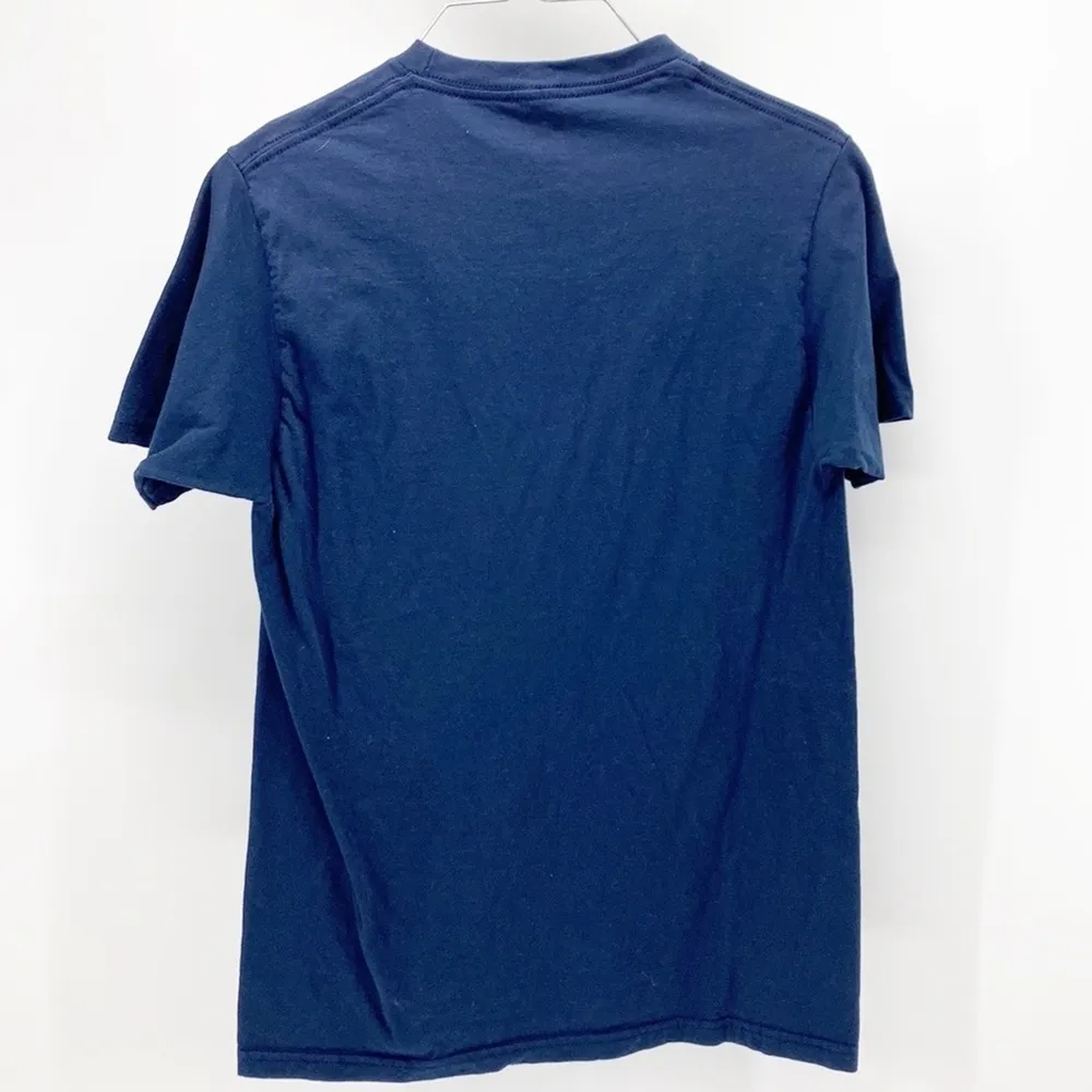 RVCA Double Pure T-Shirt UNISEX BLUE casual street wear comfortable - Image 4