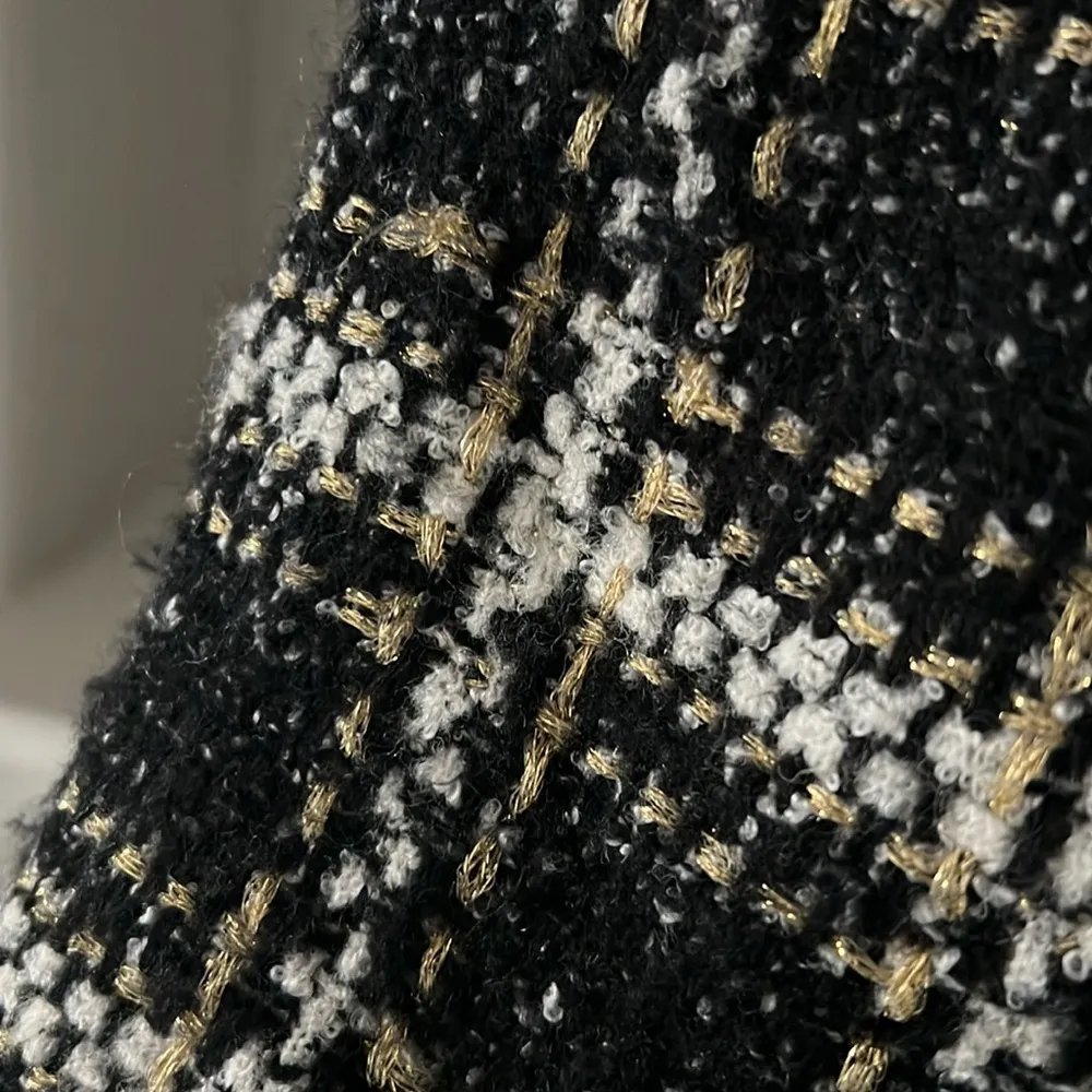 Splendid Ginny Plaid Turtleneck Alpaca & Wool-Blend Sweater Size L NEW $188 - Image 6