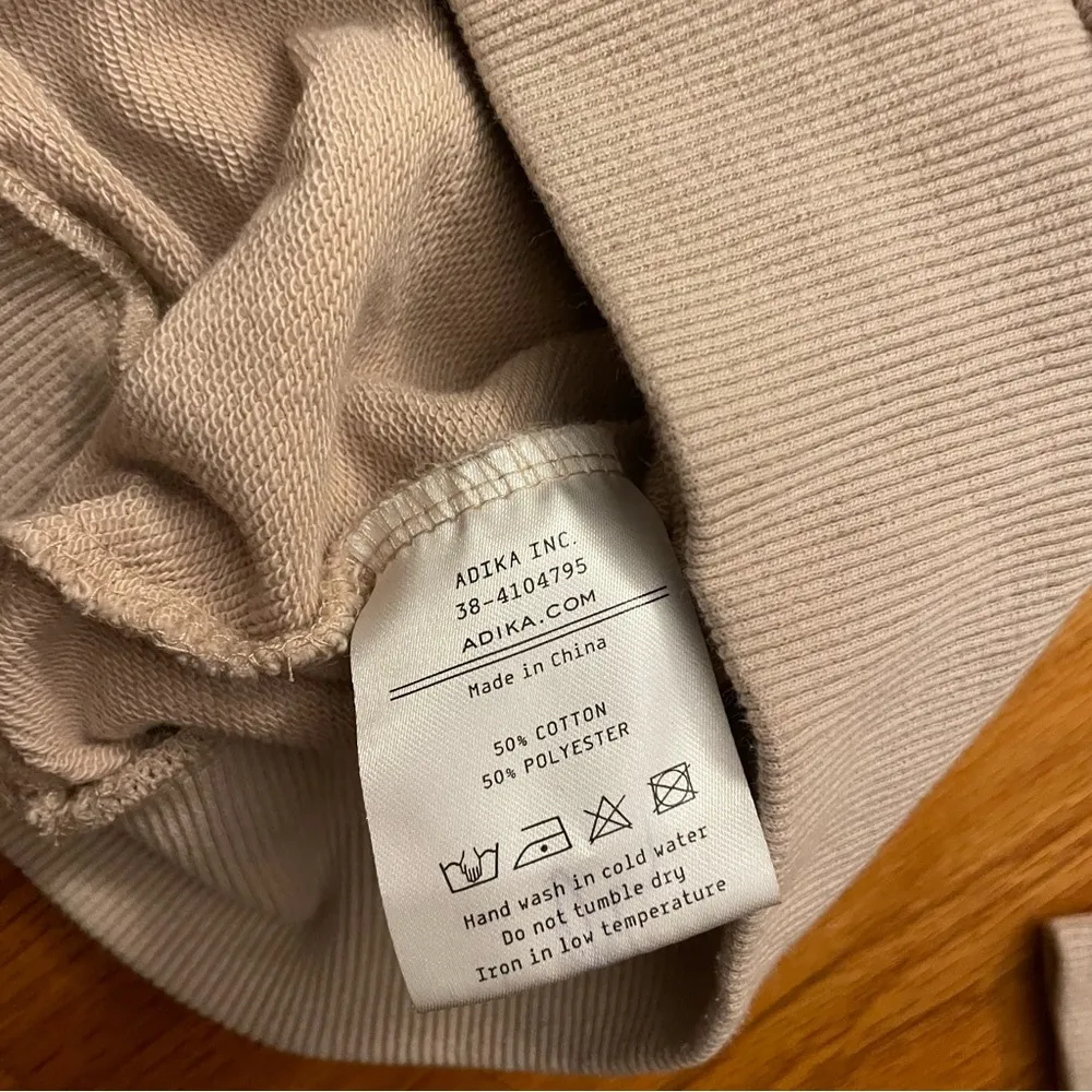 Adika Hoodie Sweatshirt Perfect Mistake Tan Medium - Image 4