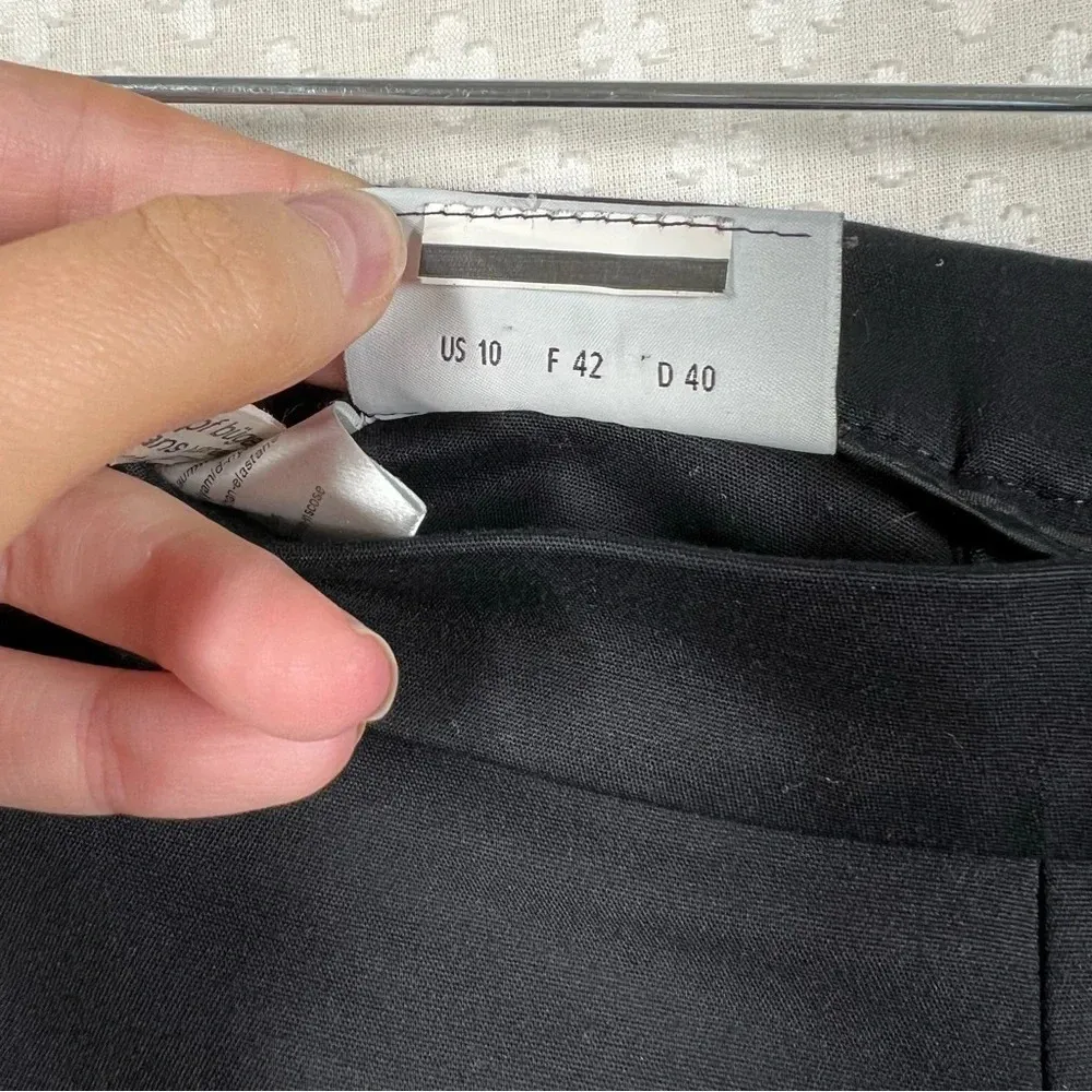 Akris Punto Black High‎ Rise Slim Trousers - Image 5