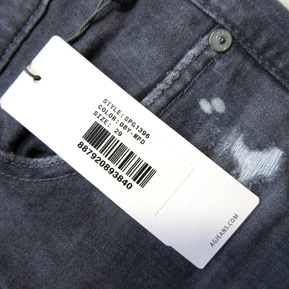 NWT Adriano Goldschmied Farrah Skinny Crop in 8 Years Moonstone Ripped Jean 29 - Image 4