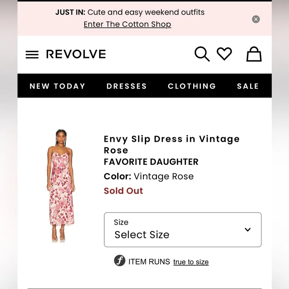 Favorite Daughter Envy Slip Midi Dress Vintage Rose (Pink/Mauve) NWT - Image 11