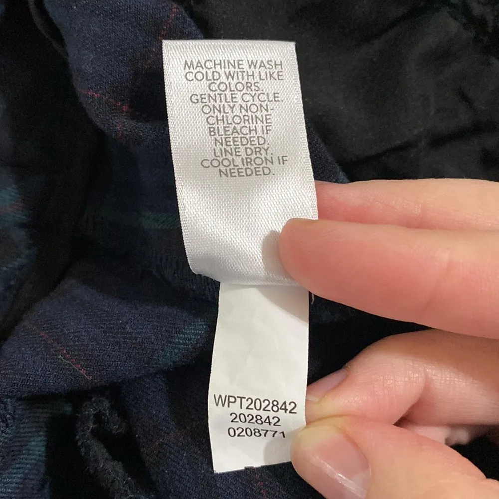 J Jill premium bi-stretch tartan plaid stretch slim pants size 10p - Image 12