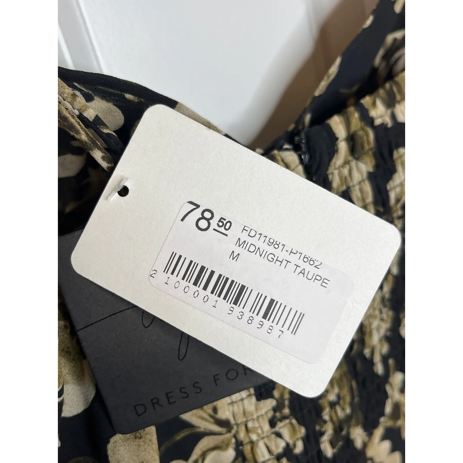 Dress Forum NEW Medium Midi Shift Dress with Large Front Slit Spaghetti Strap - Image 6