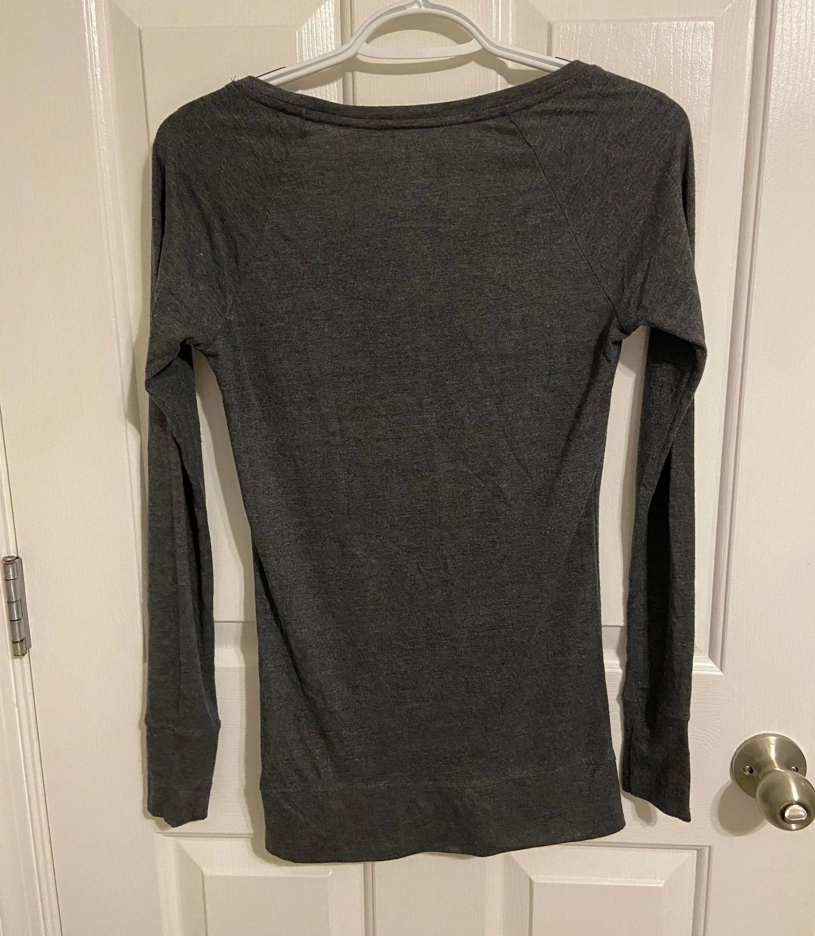 Grey Long Sleeve Top - Image 2