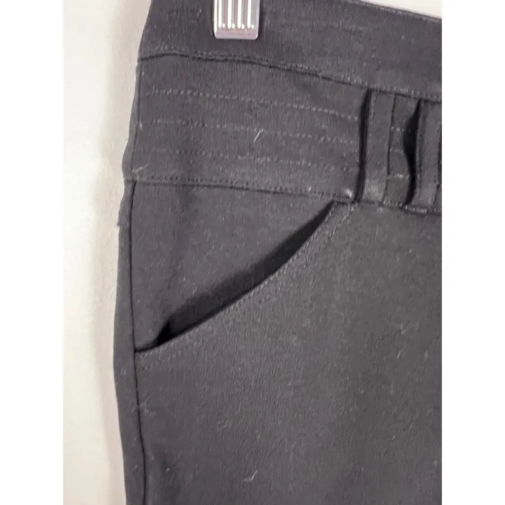 DVF Black Tailored Dress Pants Women Size 6 Stretch Work Slacks - Image 2