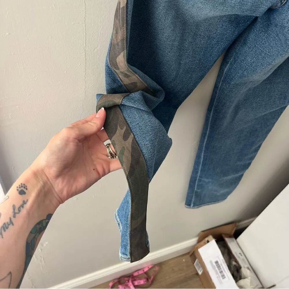 McGuire Ibiza High Rise Straight Crop Camo Jean - Image 8