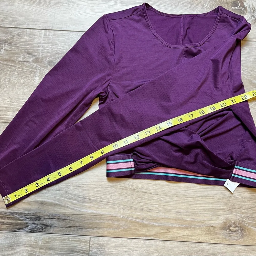Fabletics Eco-Conscious Front Twist Long Sleeve Crop Top. Size Small. EU… - Image 11
