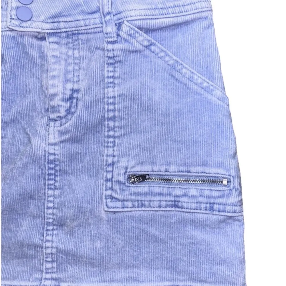 Forever2 Mid Rise Corduroy A-Line Skirt-Juniors 11/12 Blue - Image 5