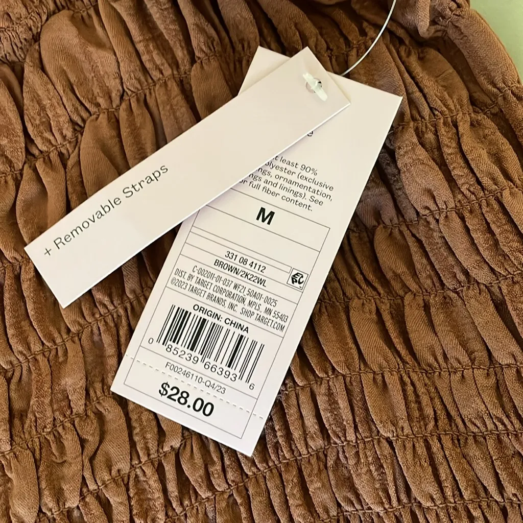 NWT Wild Fable Smocked Tiered Fit and Flare Dress - Image 6