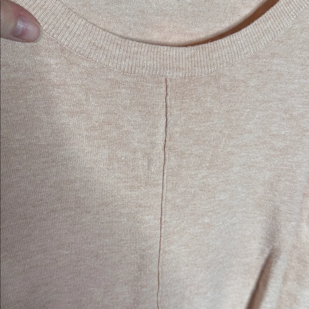 Dreamers by Debut Heather Peony Pink V Neck Front Seam Size Medium / Large - Image 5