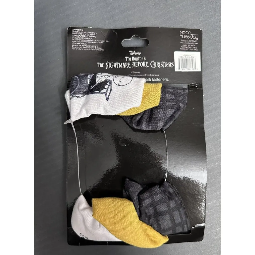 Disney Nightmare Before Christmas Hair Wrap Headband Set Neon Tuesday - Image 2