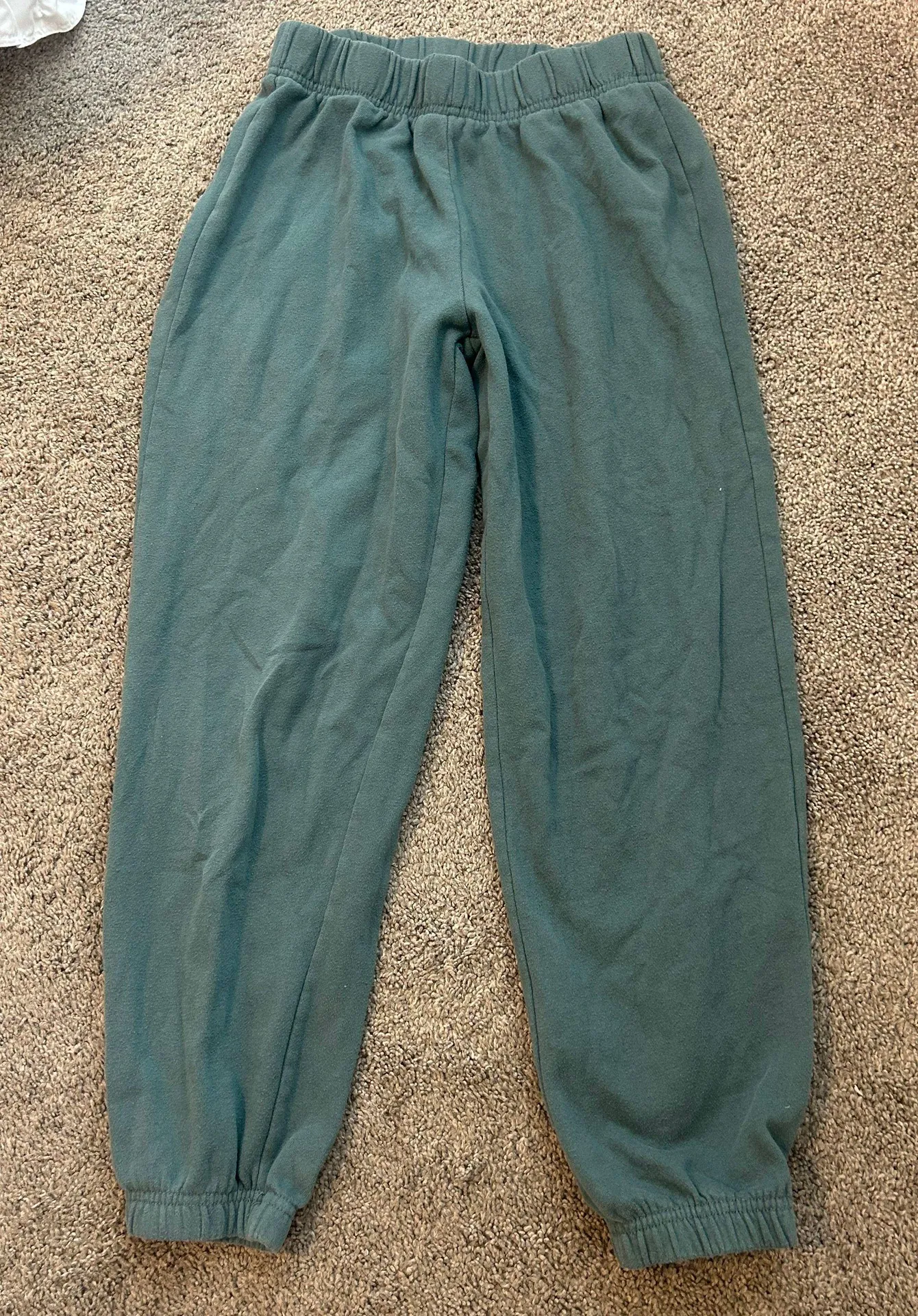 green cuffed sweatpants - Image 2