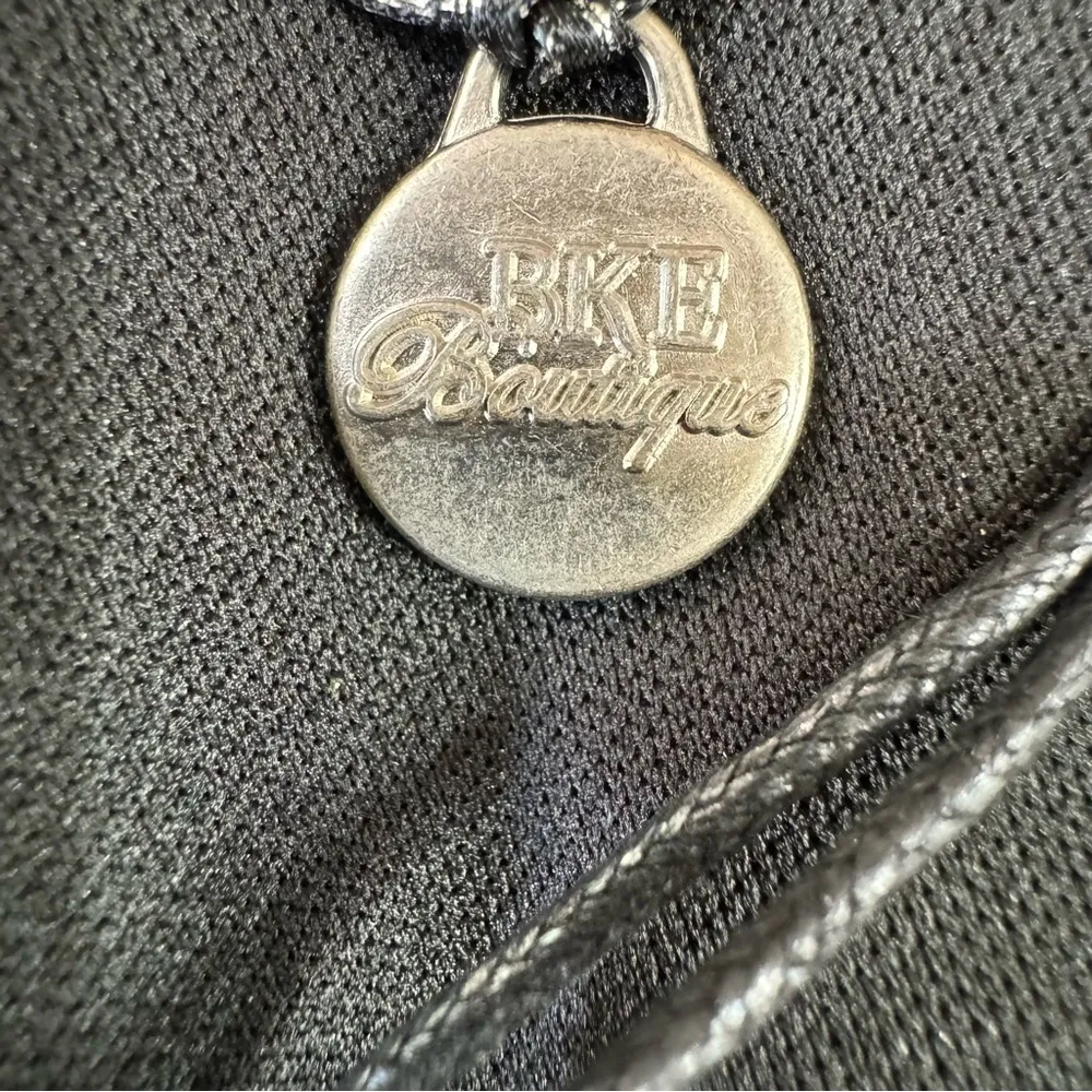 BKE Boutique Short Sleeve Black with Gold Sequins & Eyelash Fringe Lace Top S - Image 12