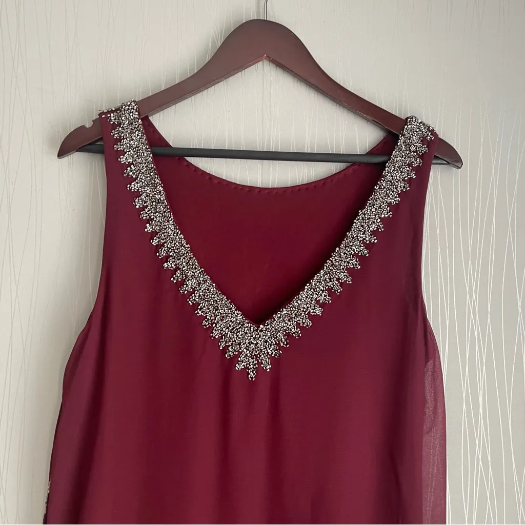 J Kara Holiday Dress Red Size 16 - Image 7