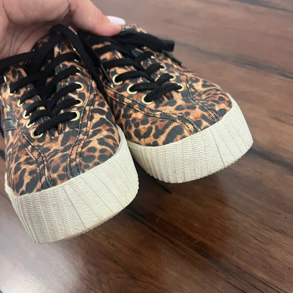Tretorn Nylite Leopard-Printed Sneakers - Size 6.5 - Image 8