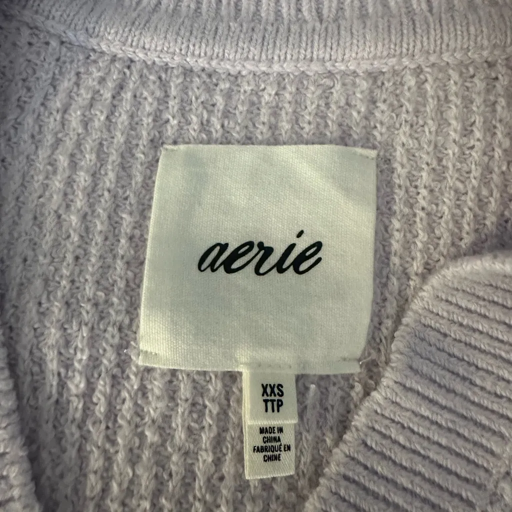 Aerie Light Purple V-Neck Sweater Brand New w Tags - Image 2