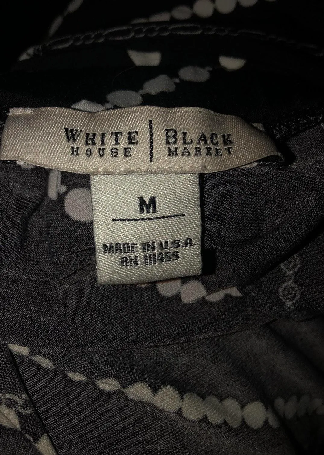 WHBM Pearl Necklace Print Halter Top - Image 5