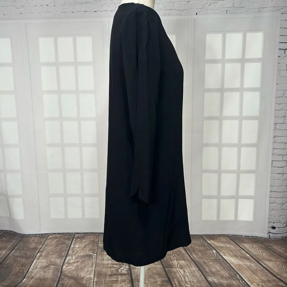 Equipment Tatienne Color block black and white Shift Dress Size Small - Image 8