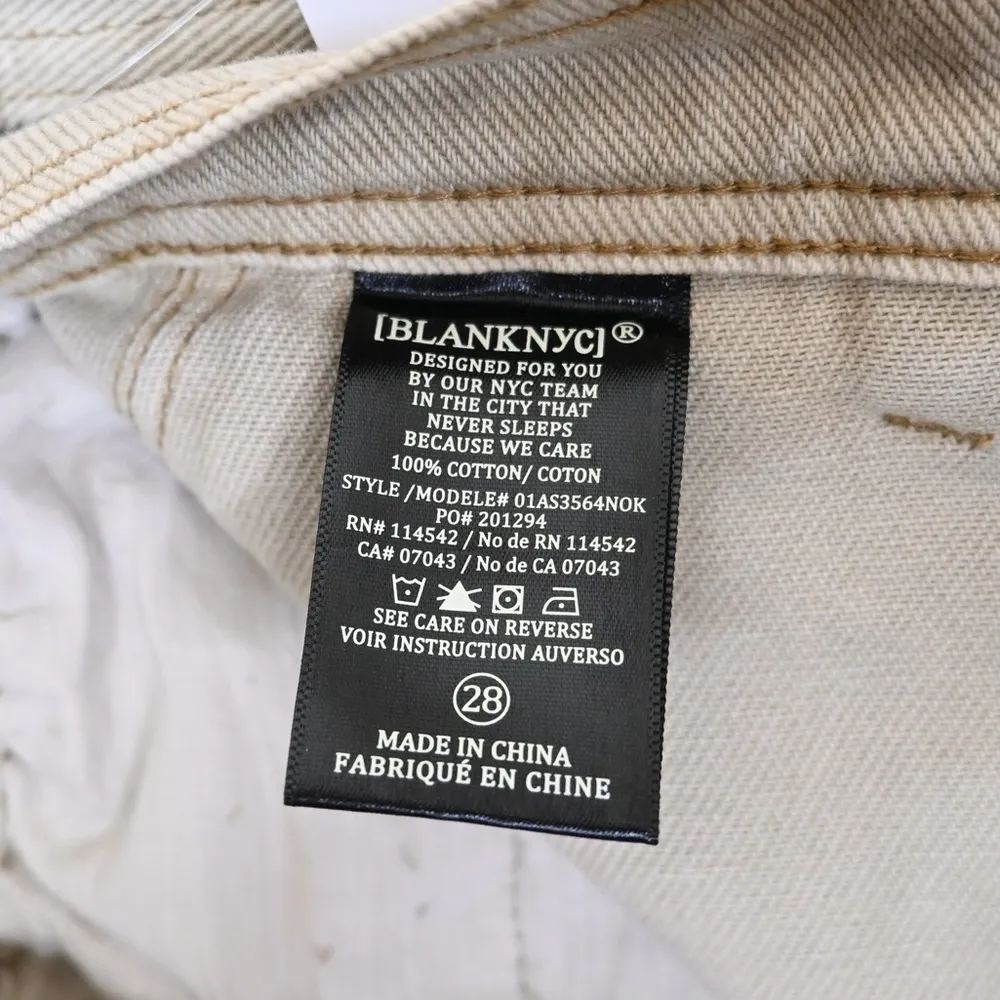 BLANKNYC Womens 28 Cotton Twill Cargo Pants in Wild Oats NEW - Image 10