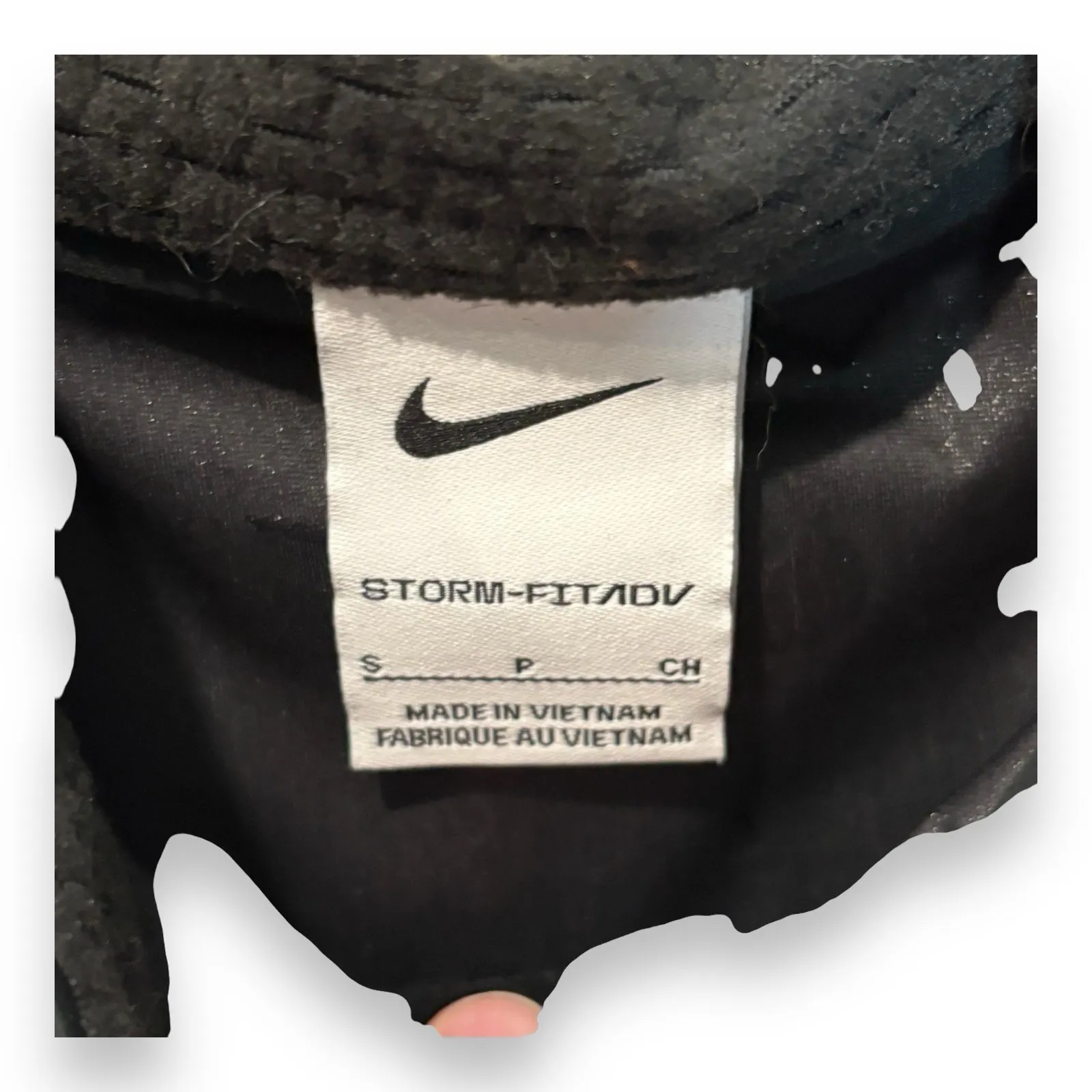 Nike Storm Fit ADV Sleeveless Zippered Black Vest DX6080-010 Women's S NWT - Image 3