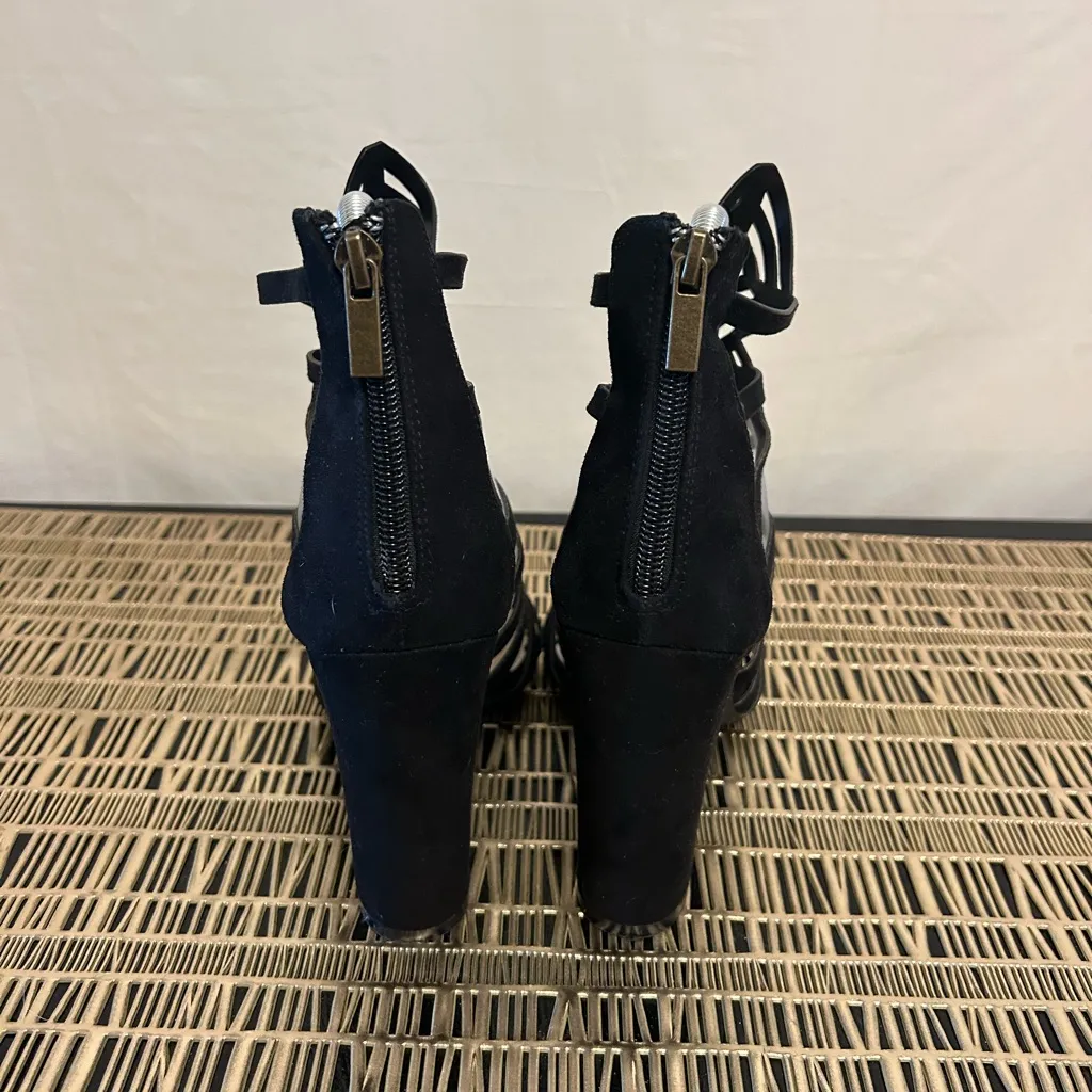 Bamboo‎ Women’s Black Widow Chunky Encounter 47V Heels Size 8.5 - Image 7