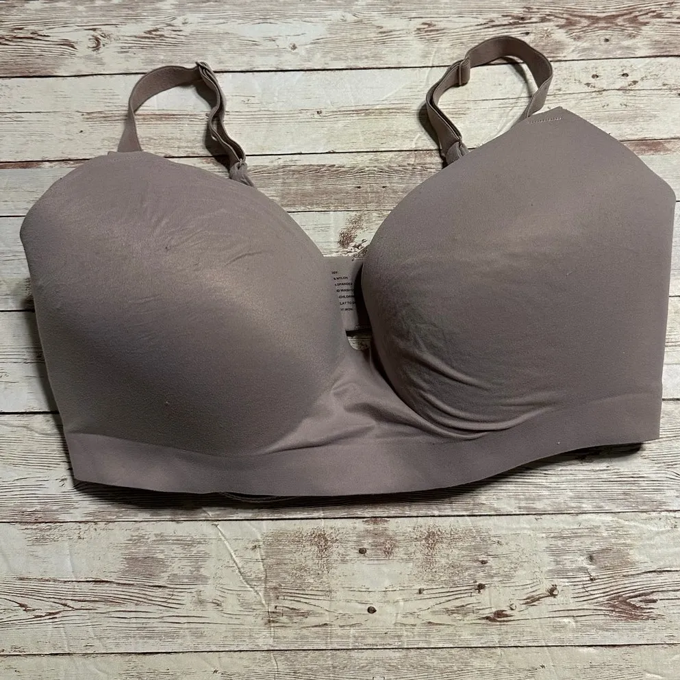 SOMA Enbliss Wireless Bras (2) Size 38DD Neutral Brown Comfort Padded - Image 5