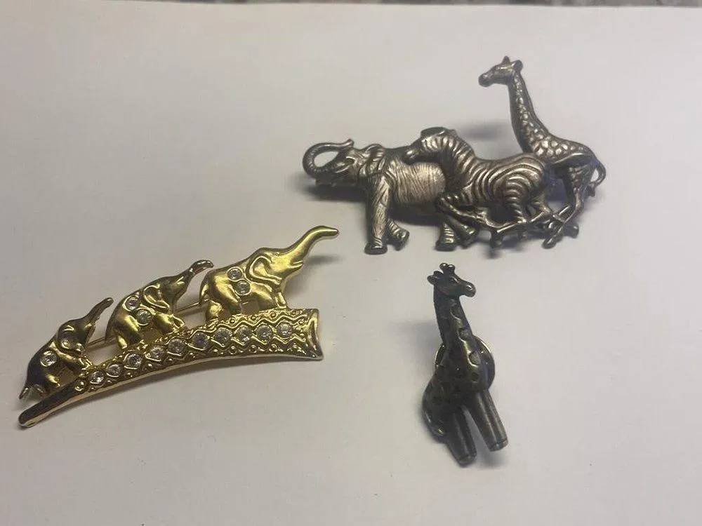 Lot Of 3 Brooch Pins Vintage - Image 10