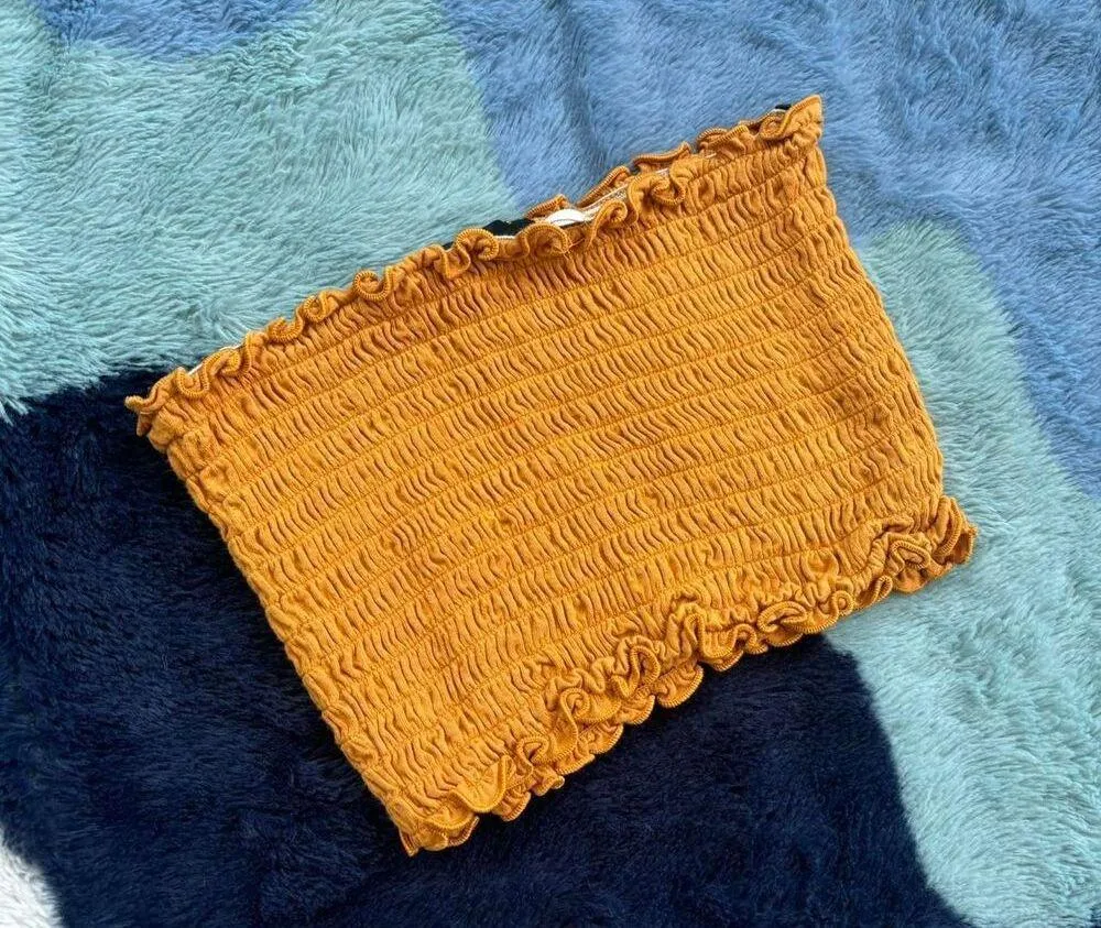 Forever 21 Orange Yellow Tube Top - Image 2